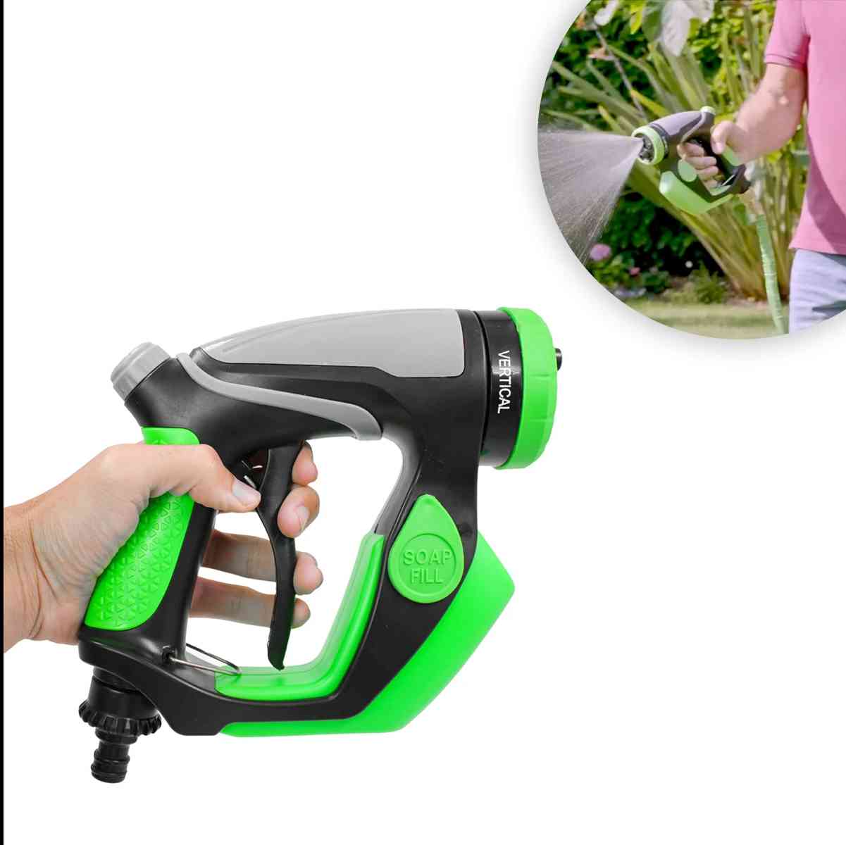 4 In 1 High Pressure Water Gun With Soap Foamer